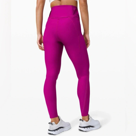 Lululemon Chase the Chill Super High-Rise Tight 28"
Deep Fuschia size 2 - Picture 2 of 11